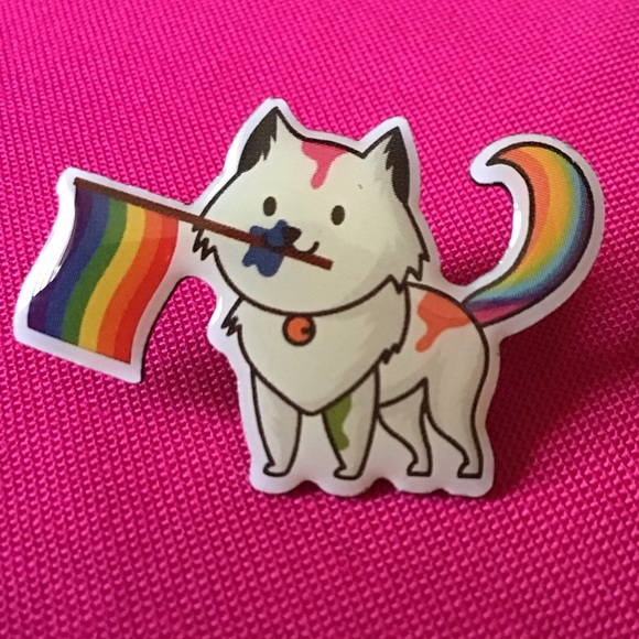 Jewelry - Pride Cat Pin